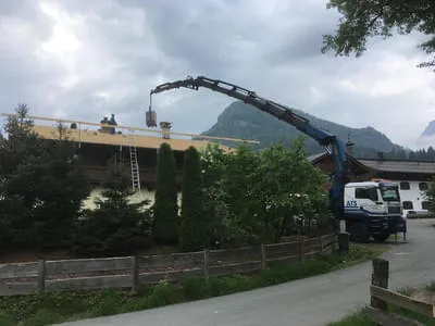 Plattendach / Ziegeldach Bild 2